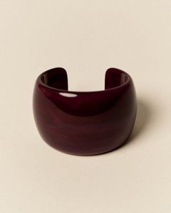 Handmade Classic Women's H a CRAFT <b>Resin</b> Bangles & Bracelets Epoxy <b>Resin</b> Carved Floral Design for Anniversary Occasions - Product Image 1