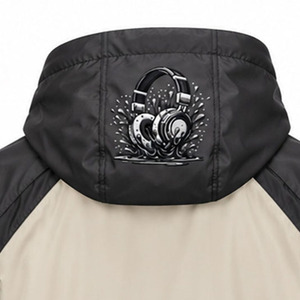 Windbreaker <b>Jacket</b> for <b>Men</b> <b>Lightweight</b> Outdoor Sports Water Resistant Full Zip Hooded Activewear Custom Garment OEM Manufacturer - Product Image 6