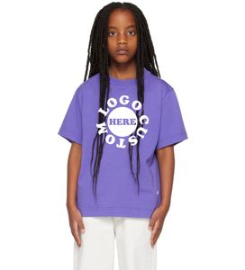 Camiseta Infantil Personalizada, Elegante, de Verano, para Niños y Niñas, Corte Regular, Manga Corta, 100% Fibra de Bambú, Ecológica, Lisa - Product Image 1