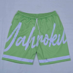 Pantalones Cortos Deportivos Casuales de Cintura Alta con Cordón Ajustable, 100% Algodón, Ecológicos, de Secado Rápido, para Gimnasio, Playa, OEM - Product Image 1