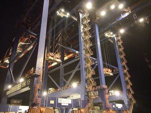 เครนป้องกันการสั่นสะเทือน220W/280W/350W IP66อัฉริยะไฟฟลัดไลท์กลางแจ้งสำหรับ STS เครน - Product Image 6