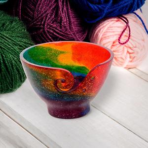 Resin Yarn Bowl <b>Angel</b> Style Handmade Customizable Size Home <b>Garden</b> Kitchen Tabletop Art Collectible - Product Image 1