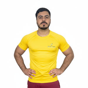 เสื้อแรชการ์ดผู้ชายคุณภาพสูง เป็นมิตรกับสิ่งแวดล้อม ระบายอากาศได้ดี ผลิตจากโพลีเอสเตอร์ 100% ปรับแต่งได้ สำหรับออกกำลังกาย แขนสั้น - Product Image 6