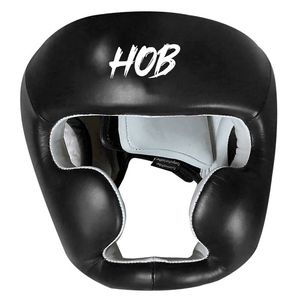 Protector de Cabeza de Cuero Personalizado con Logotipo para Boxeo, MMA, Muay Thai, Kickboxing y Sparring con Protector Nasal - Product Image 4