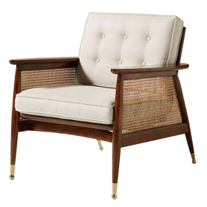 Fauteuil simple de style moderne, idéal pour la terrasse ou le bord de la piscine, avec mousse douce et résistante. - Product Image 6