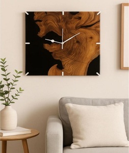 Multi Color Fashion Home Wall <b>Clock</b> Epoxy Resin Best Quality Unique Design Angel Theme <b>Hand</b> Modeled F S INTERNATIONAL Uttar - Product Image 2