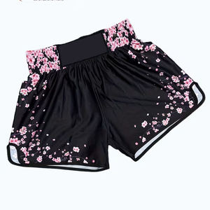 Pantalones Cortos de Muay Thai Personalizados, Pantalones Cortos de Kickboxing de Satén Premium, Ropa de Entrenamiento Ligera y Transpirable, Logotipo Personalizado, Venta al Por Mayor - Product Image 1