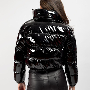 Hooded design <b>Women</b> Short Puffer <b>Coat</b> <b>Women's</b> Cropped Quilted Jacket <b>Women</b> Casual wear Custom Clothing Factory Wholesale Supply - Product Image 2