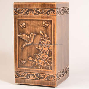 Urna de madera de mango grabada a mano al por mayor para cenizas humanas, caja de madera personalizada, urna de cremación para cenizas, caja de urna de madera grande - Product Image 6