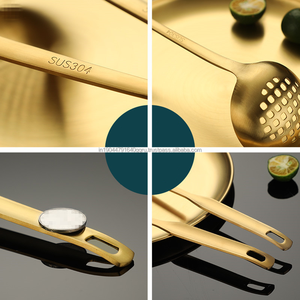 Premium Quality Gold and Silver Stainless Steel Big <b>Serving</b> <b>Spoon</b> - Product Image 3