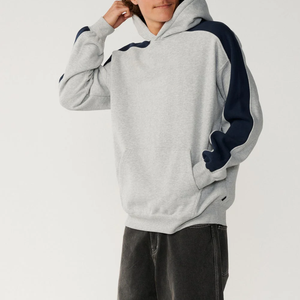 Vente en gros de sweats à capuche vintage épais pour hommes, 100% coton, coupe oversize, effet vieilli, uni, personnalisable, délavé à l'acide, écologique - Product Image 2