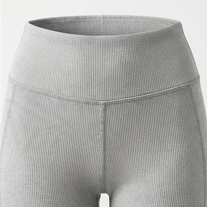 Thread Womens High Elastic Waist Fitness Pants Yoga Sports Running Shock Absorbing Stretch Breathable Quick Dry Tights - Product Image 4