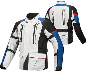 Chaqueta de Motociclismo LS2 Unisex de Manga Larga, Resistente al Viento, Transpirable, Ignífuga, Tallas Grandes, para Todas las Estaciones, Negra y Gris - Product Image 4