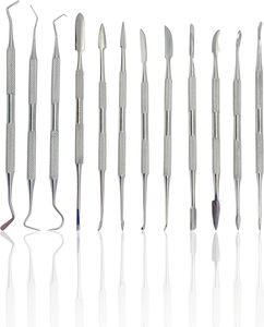 Espátula para Cemento Dental, de Acero Inoxidable, Doble Punta, para Mezclar y Modelar en Laboratorio, Instrumentos Médicos Restauradores, Profesional, Manual, MOL - Product Image 3