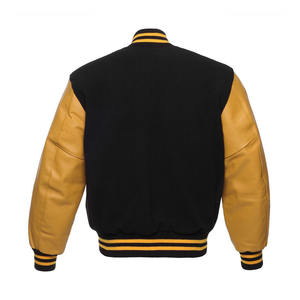 Chaqueta Varsity de Lona para Invierno, Corte Moderno, Mangas en Contraste, Costuras Duraderas, Estilo Atlético Icónico - Product Image 6