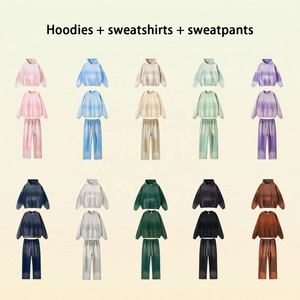 Survêtement décontracté de qualité supérieure personnalisé à dégradé de couleurs 2026 |   Sweats à capuche et pantalons de survêtement pour hommes/femmes - Product Image 2