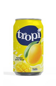 Competitivo 24 latas 330ml Tropi bebida jugo fruta fresca dulce marca vietnamita bebida agua melón ingrediente primario puro 100% - Product Image 4