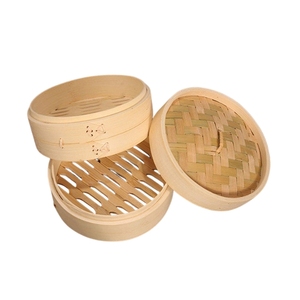 Cesta Vaporera de Bambú Sostenible de Alta Calidad, Vaporera Ecológica Premium de Gran Venta para el Hogar y Restaurantes, al por Mayor - Product Image 1