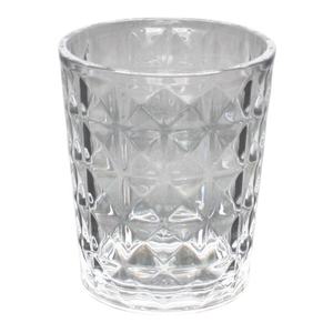 Verre Highball en acrylique transparent 21oz coupe diamant sans BPA - Product Image 2
