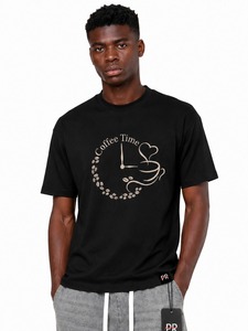 Camisetas Casuales al por Mayor para Hombre, 100% Algodón, Corte Holgado, Logotipo Impreso en 3D Personalizado con Paneles Blancos, Camiseta Transpirable para Hombre - Product Image 6