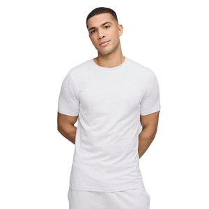 Camiseta de algodón 100% de gran tamaño para hombre, Camiseta holgada lisa con estampado Digital en blanco, camisetas de calidad premium blancas con cuello redondo de Hip Hop - Product Image 1