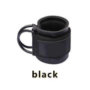 Sangles de cheville personnalisées avec logo pour machines à câbles, sangles de gym rembourrées pour les entraînements des fessiers, accessoires de fitness en gros, prix d'usine - Product Image 1