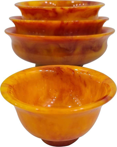 Bols en résine faits à la main, artisanat en magnésie, fabriqués en Inde, disponibles - Product Image 6