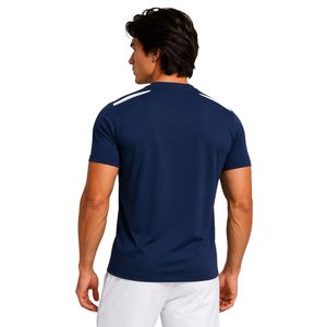 <b>Men's</b> <b>Navy</b> <b>Blue</b> Quick Dry Sports <b>T</b>-<b>Shirt</b> Breathable Moisture Wicking Athletic Training Tee for Gym Running Workout Fitness - Product Image 3