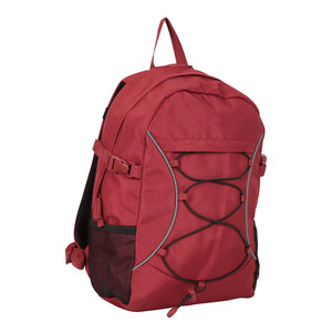 Sac à dos rouge 18 pouces léger en coque souple pour le sport et les voyages en plein air avec fermeture éclair et bretelles réglables unisexe - Product Image 1