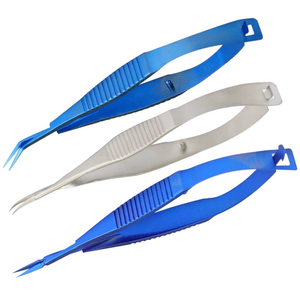 Ciseaux de précision pour chirurgie ophtalmique, pour procédures de capsulotomie, conception de lame fine, équipement médical en acier inoxydable, durable - Product Image 2