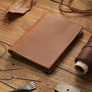 Handmade Genuine Leather <b>Passport</b> Wallets <b>Men</b> Travel Document <b>Holder</b> Protection Multiple Cards Custom Branding Wholesale rate - Product Image 5