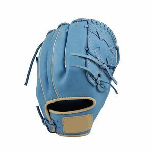 Gants de baseball et de softball professionnels personnalisés en gros, en cuir de vachette respirant, compatibles avec les battes en bois, pour droitiers/gauchers - Product Image 1