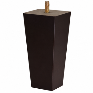 Pied de meuble trapézoïdal en bois massif, design minimaliste, base de table de canapé robuste, pied de canapé en bois massif - Product Image 1