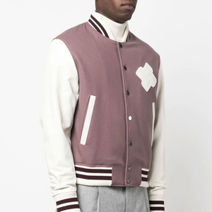 High Quality Men Varsity <b>Jacket</b> <b>Slim</b>-<b>Fit</b> College Fashion Design Stylish Top Quality Material Made Varsity Men's <b>Jackets</b> - Product Image 3