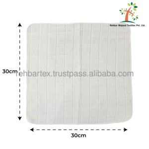 High Quality 100% Cotton Gauze Muslin <b>Face</b> <b>Cloth</b> Gentle, Soft & Washable Gauze Muslin Handkerchief Used for Multiple Purposes - Product Image 3