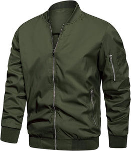 เสื้อแจ็คเก็ตกันหนาวกันน้ำ กันลม เสื้อแจ็คเก็ตบอมเบอร์ผู้ชาย เสื้อคลุมฤดูใบไม้ร่วงฤดูหนาว เสื้อแจ็คเก็ตบอมเบอร์ขายส่ง - Product Image 6