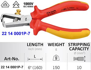 Alicates para Pelar Cables Aislados de 1000V con VDE - Product Image 3