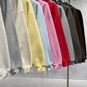 Sudadera con Capucha Extra Grande para Hombre, Color Sólido, Algodón French Terry, Estilo Casual para Otoño, Corte Regular, Diseño con Bolsillos - Product Image 6