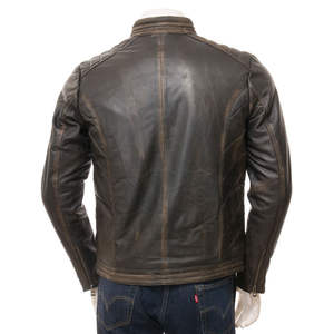 Chaqueta de Cuero Casual Urbana con Logotipo Frontal, Impermeable y Ecológica, Ropa de Invierno para Uso Diario - Product Image 2