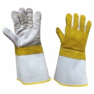 Guantes de Seguridad JNM SAFETY JNM-2251 de Cuero Vacuno Reforzado, Resistentes al Fuego, Antiestáticos, Protección para Soldadura, Certificación CE - Product Image 2