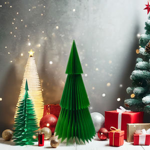 <b>Honeycomb</b> Paper Tree <b>Decoration</b> for Events - Product Image 3