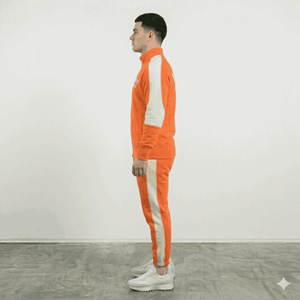 Wholesale Custom Logo Men's Tracksuits Blank Pullover Streetwear Solid Vintage <b>Oversize</b> Two Piece <b>Jogger</b> Set Men's Tracksuits - Product Image 2