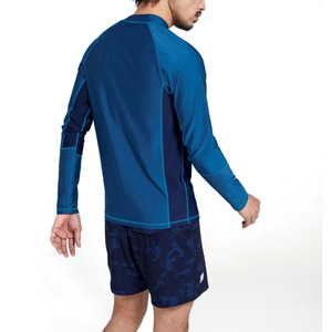 เสื้อรัดรูปแขนยาวสำหรับ MMA BJJ แบบยูนิเซ็กซ์ แห้งเร็ว สำหรับฝึกซ้อมและแข่งขัน ผลิตจากโพลีเอสเตอร์/ไนลอนที่เป็นมิตรกับสิ่งแวดล้อม รับสกรีนโลโก้ - Product Image 6