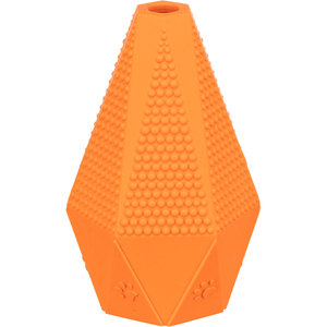 Juguete Masticable para Mascotas de Goma Natural, Color Naranja Claro, 10 cm - Product Image 1