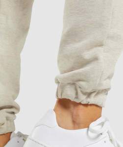 Pantalon de survêtement en coton uni grande taille pour femme – Style hip-hop taille haute, respirant et confortable pour l'hiver - Product Image 5