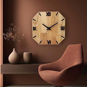 Premium Wooden <b>Clock</b> Low Price Stylish Wall <b>Clock</b> for Living Room Bedroom Office Home Decor and Daily Use - Product Image 6