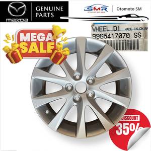 9965417070SS Jante en alliage pour voiture, 17x7J Offset 55, Argent, pour Mazda 6 Non Sky GG, GY, Pièces d'origine, Vente chaude - Product Image 1