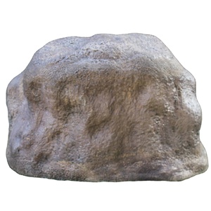 KNT Medium Unique Rock Decorative <b>Artificial</b> <b>Stone</b> FRP Fiberglass Lightweight Durable Unbreakable Modern Design Planter Pot Vase - Product Image 1