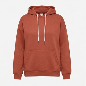 Winter Cotton Hoodie Custom Sweatshirts Thick Fleece 300g Fabric <b>Men</b> Women Comfortable Acid Wash Logo Customized Color - Product Image 1