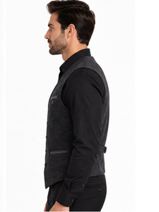 Gilet de Costume Homme Formel Coupe Slim à Boutons - Product Image 5